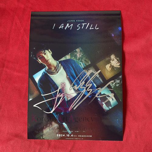 BTS Jungkook 7inches Autograph