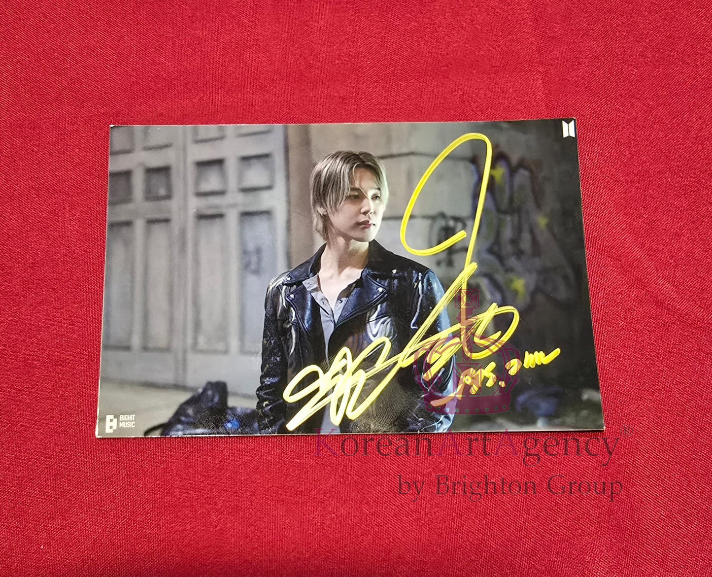 Jimin (BTS) 7" Autograph Photo | K-Pop Idol Signed Collectible