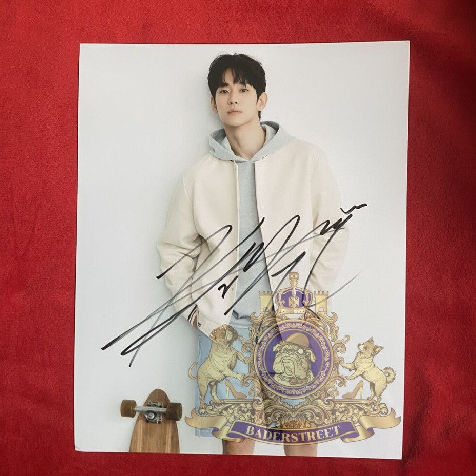Kim Soo Hyun Hand-Signed Bench Autographs – 10 INCH - Authentic K-Drama Collectible CODE12A – Film & Merchandise