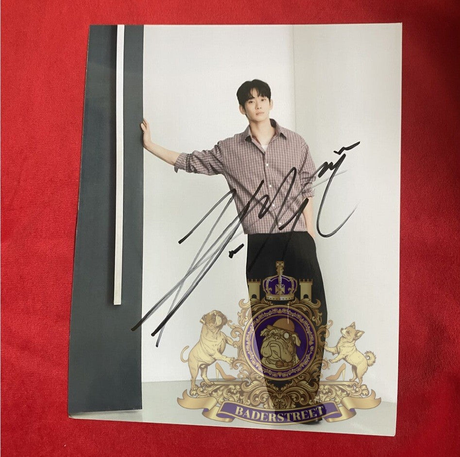 Kim Soo Hyun Hand-Signed Bench Autographs – 10 INCH - Authentic K-Drama Collectible CODE13A – Film & Merchandise
