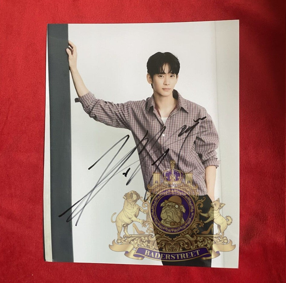 Kim Soo Hyun Hand-Signed Bench Autographs – 10 INCH - Authentic K-Drama Collectible CODE14A – Film & Merchandise
