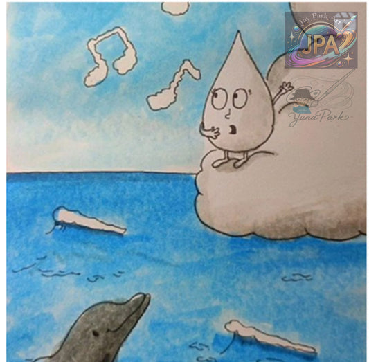 Lady Splashi by Yuna Park – Artwork (30x20 cm)