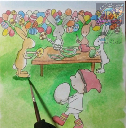 Lady Splashi by Yuna Park – Artwork (30x20 cm)