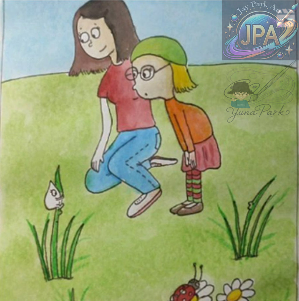 Lady Splashi by Yuna Park – Artwork (30x20 cm) – Artwork