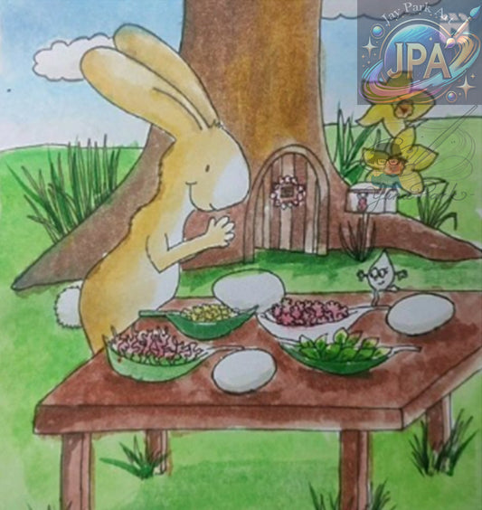 Lady Splashi by Yuna Park – Artwork (30x20 cm)