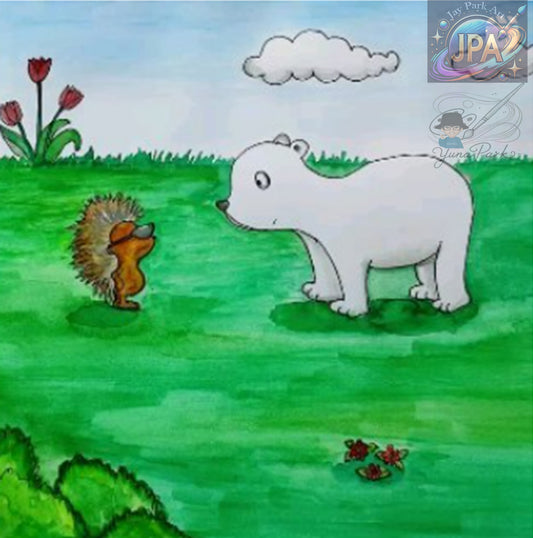 Lady Splashi by Yuna Park – Artwork (30x20 cm)