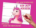 Malbuch The 2nd Last Unicorn