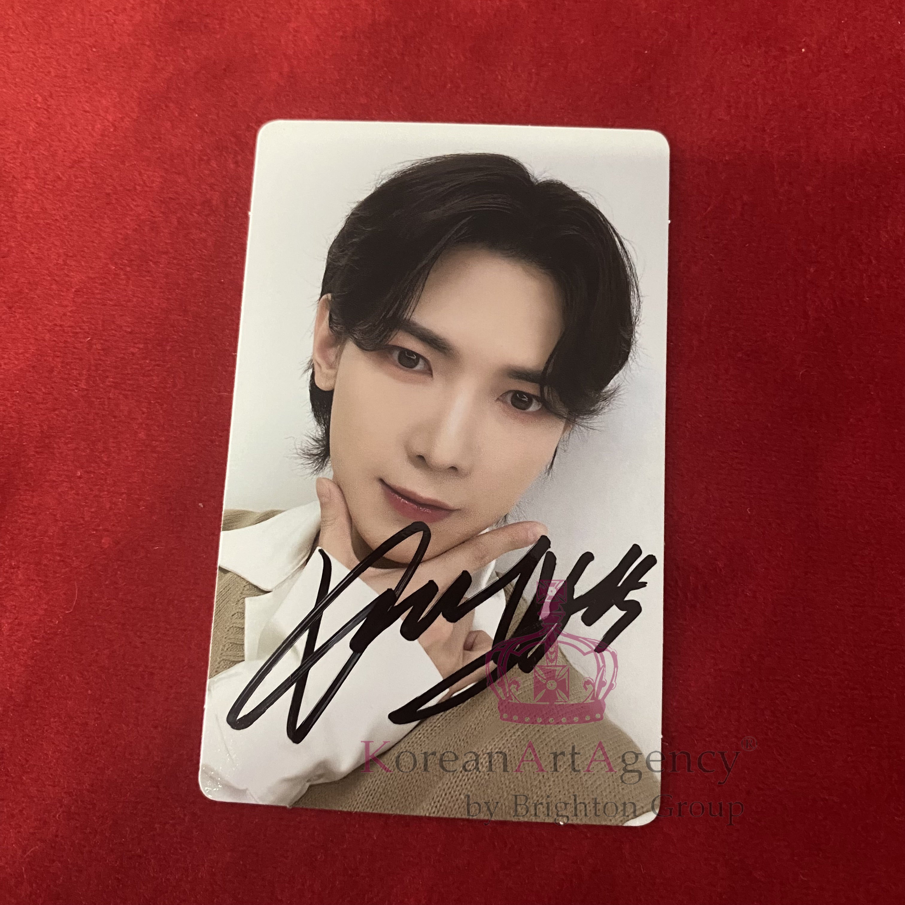 ATEEZ x KAURA "ValenTEEZ" 2023 Poca Set 8pcs Photocard Autographed Hongjoong Seonghwa Yunho Yeosang San Mingi Wooyoung Jongho