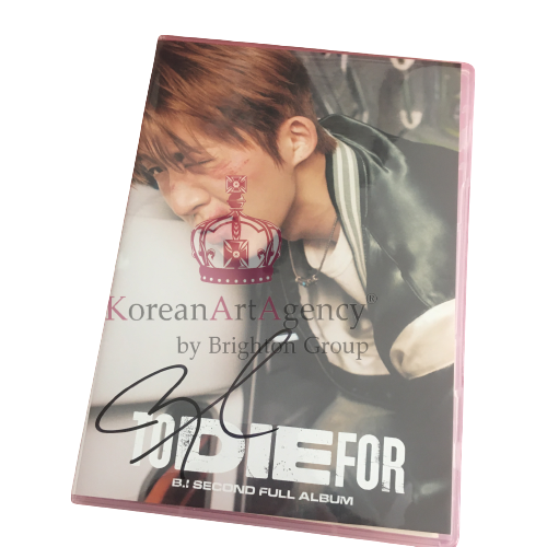 B.I Kim Han Bin TO DIE FOR Die for Love Version Album Autographed – Film & Merchandise