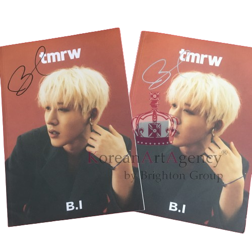 B.I Kim Han Bin Cover Cosmo Magazine tmrw Autographed