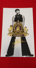 BTS - Rare Promo Shot - V - Signed Autograph - 7 inches