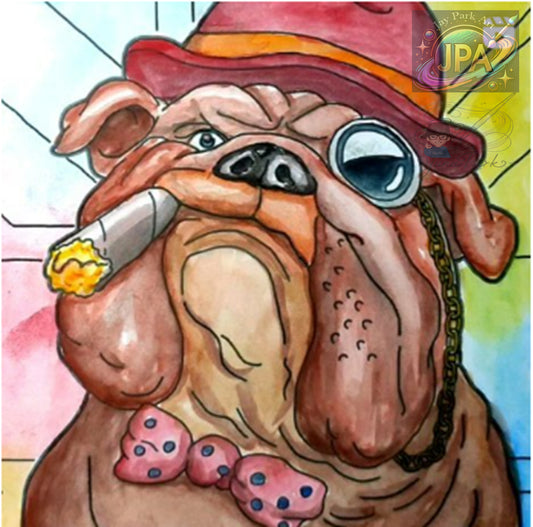Davey Jones Bulldog Artwork – 30x20 cm