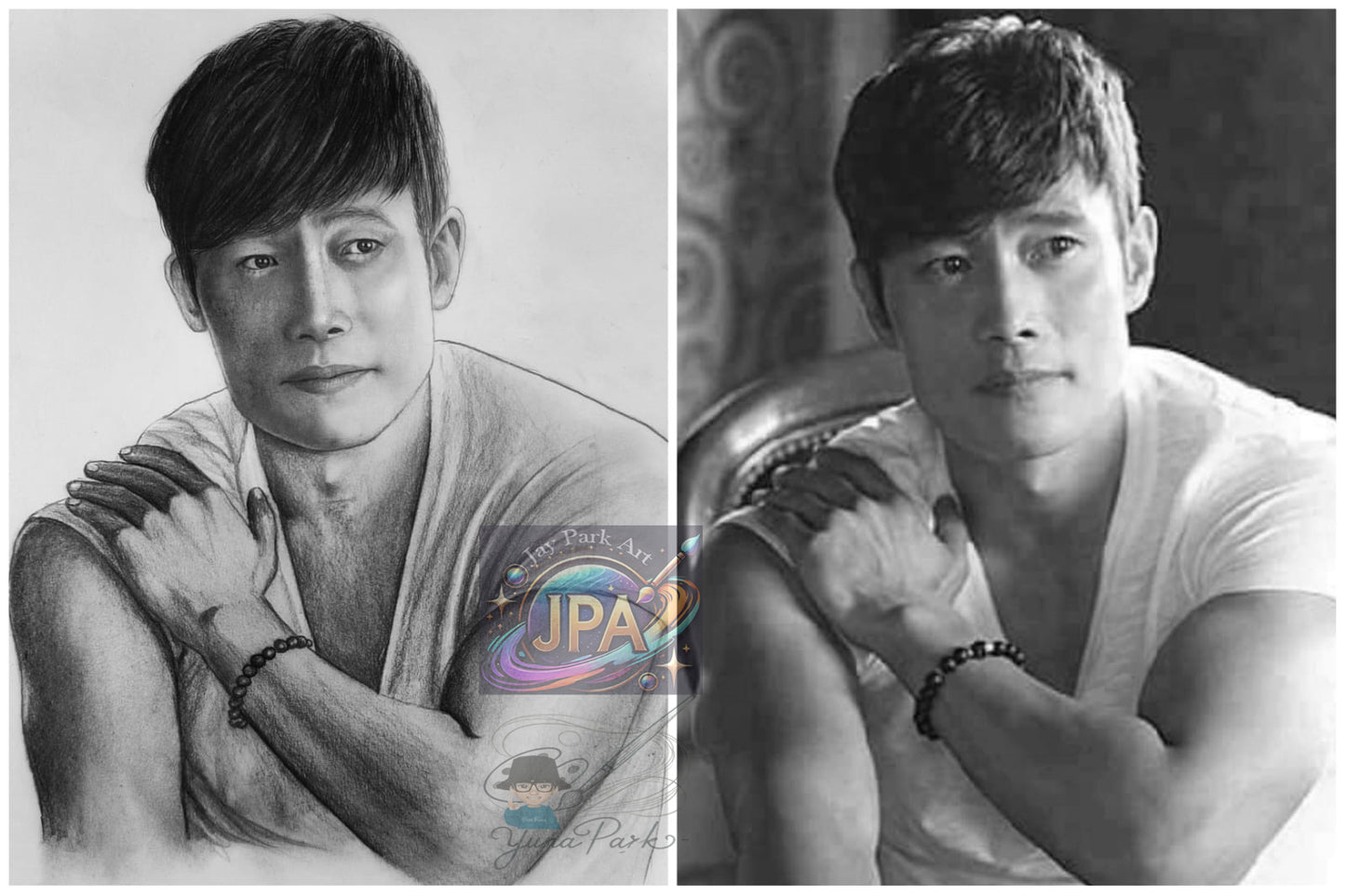 Lee Byung Hun Artwork (22x27 cm)