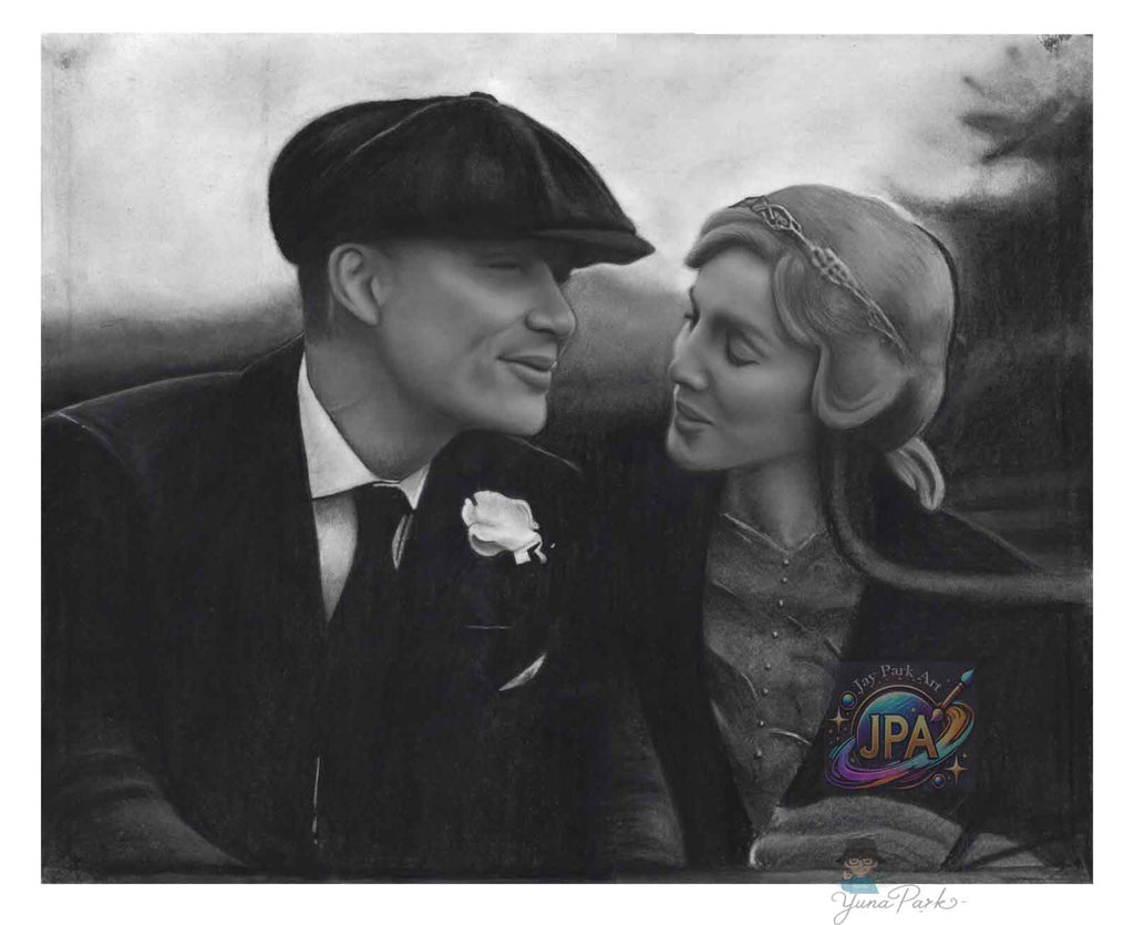 Peaky Blinders – Thomas Shelby & Grace Burgess (30x20 cm) – Artwork