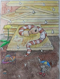 Lady Splashi by Yuna Park – Artwork (30x20 cm)