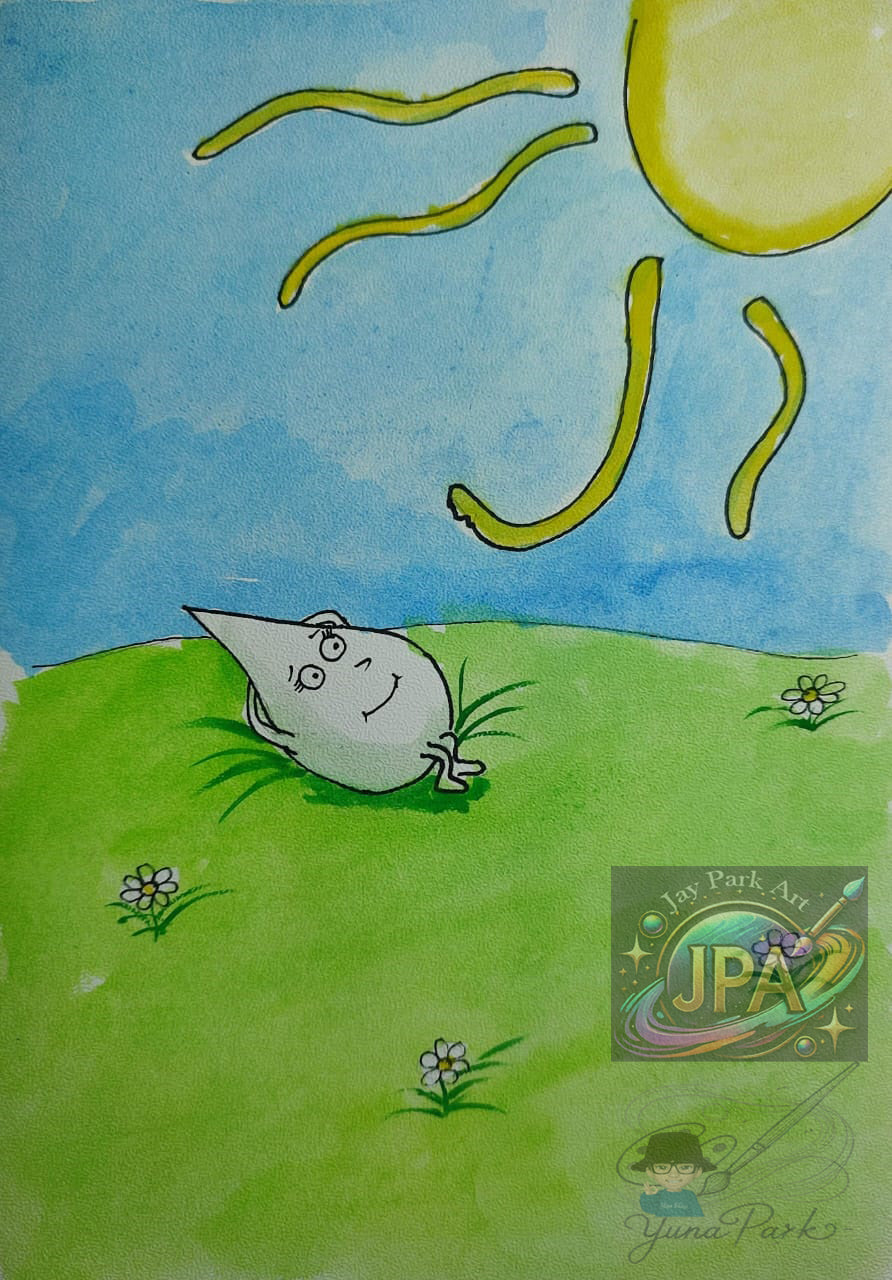 Lady Splashi by Yuna Park – Artwork (30x20 cm)