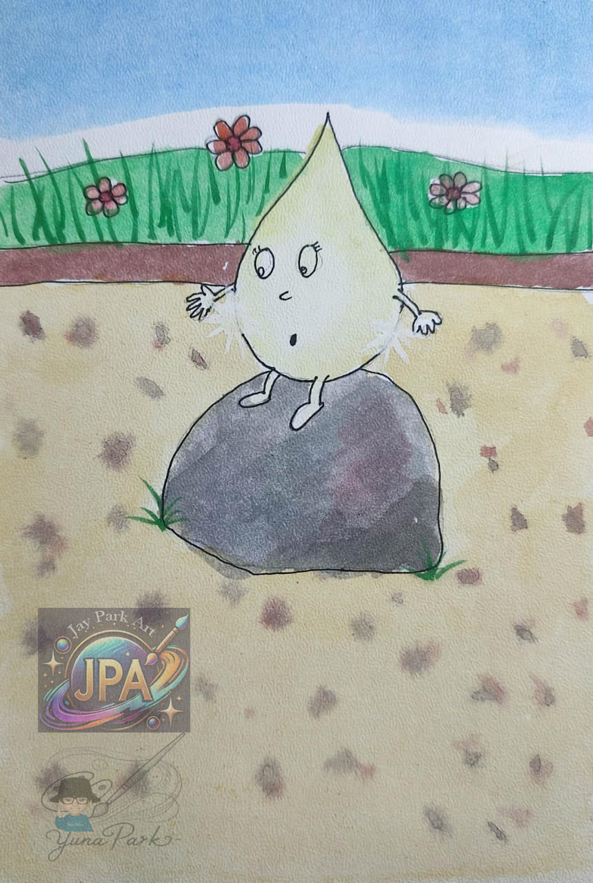 Lady Splashi by Yuna Park – Artwork (30x20 cm)