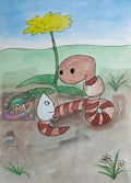 Lady Splashi by Yuna Park – Artwork (30x20 cm)