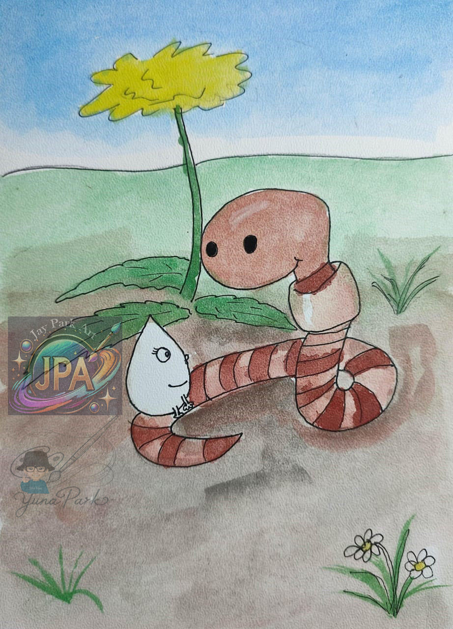 Lady Splashi by Yuna Park – Artwork (30x20 cm)