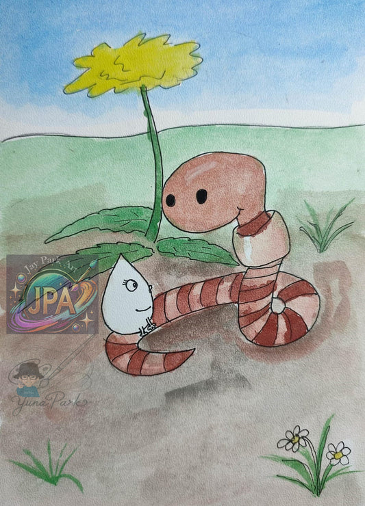 Lady Splashi by Yuna Park – Artwork (30x20 cm)