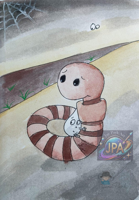 Lady Splashi by Yuna Park – Artwork (30x20 cm)