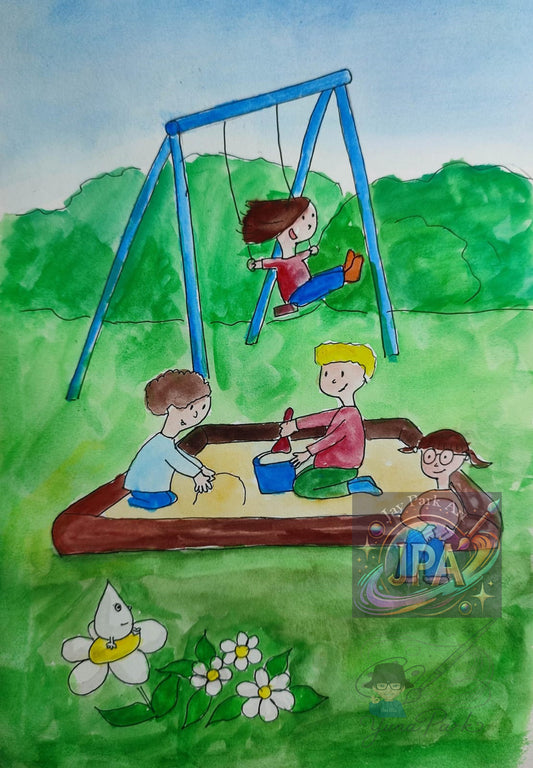 Lady Splashi by Yuna Park – Artwork (30x20 cm)