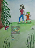 Lady Splashi by Yuna Park – Artwork (30x20 cm)