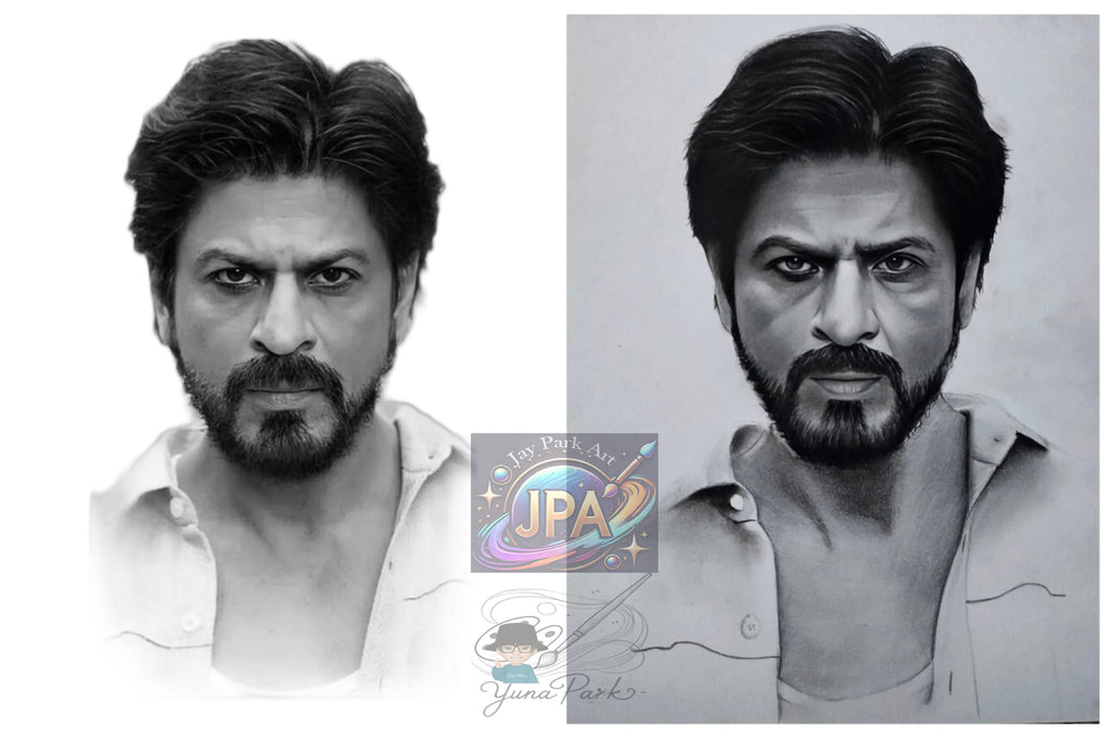 Shah Rukh Khan – The King of Bollywood (24x22 cm) – Artwork
