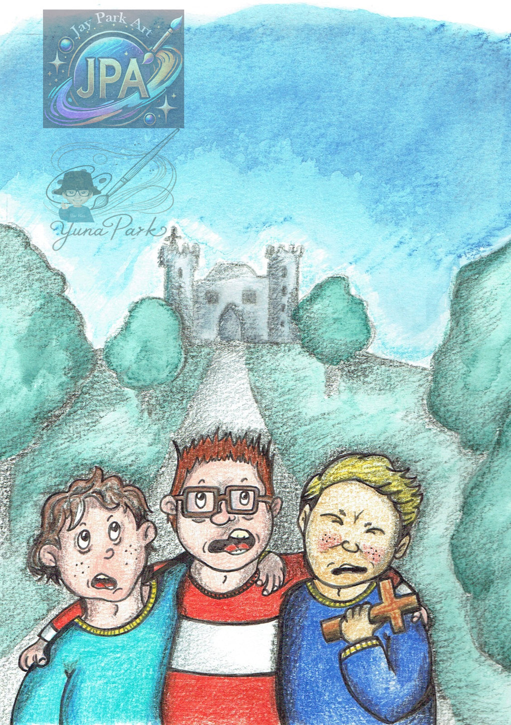The Dark Secret of Caedmon Castle Artwork (30x20 cm) – Artwork