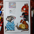 Schnuffeldecke – 30x20 cm Artwork by Yuna Park