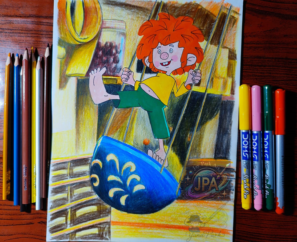 Meister Eder und sein Pumuckl – Artwork (30x20 cm) – Artwork