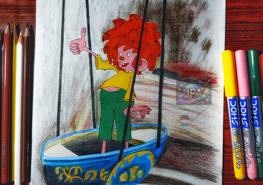 Meister Eder und sein Pumuckl – Artwork (30x20 cm)