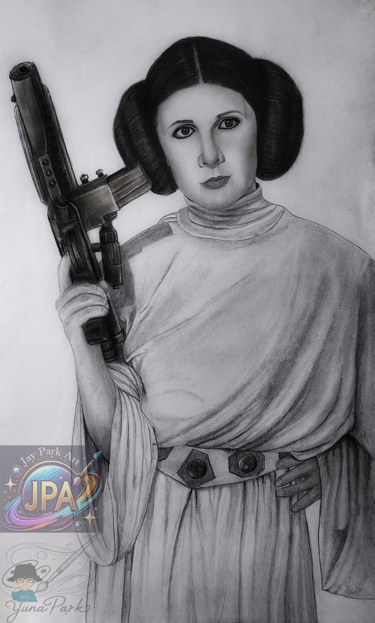Princess Leia – A Galactic Icon (20x30 cm) – Artwork