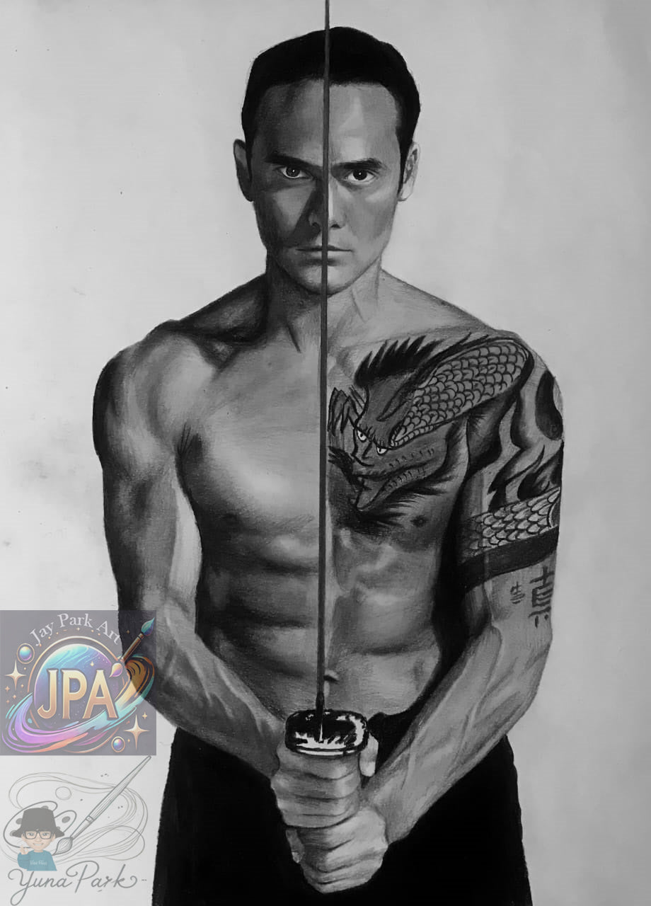 Marc Dacascos – Crying Freeman (20x30 cm) – Artwork