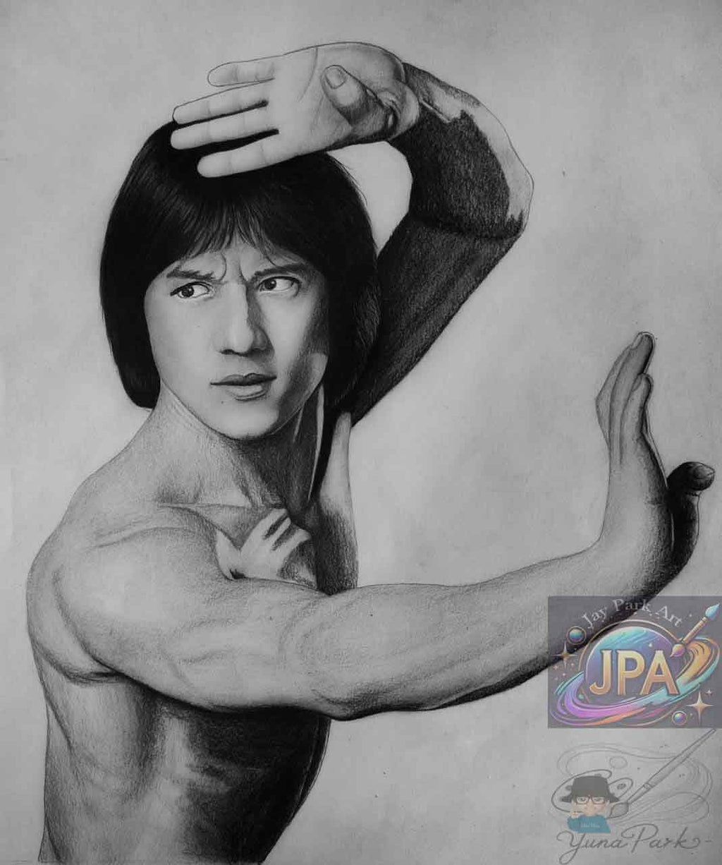 Jackie Chan – Martial Arts Legend (30x20 cm) – Artwork