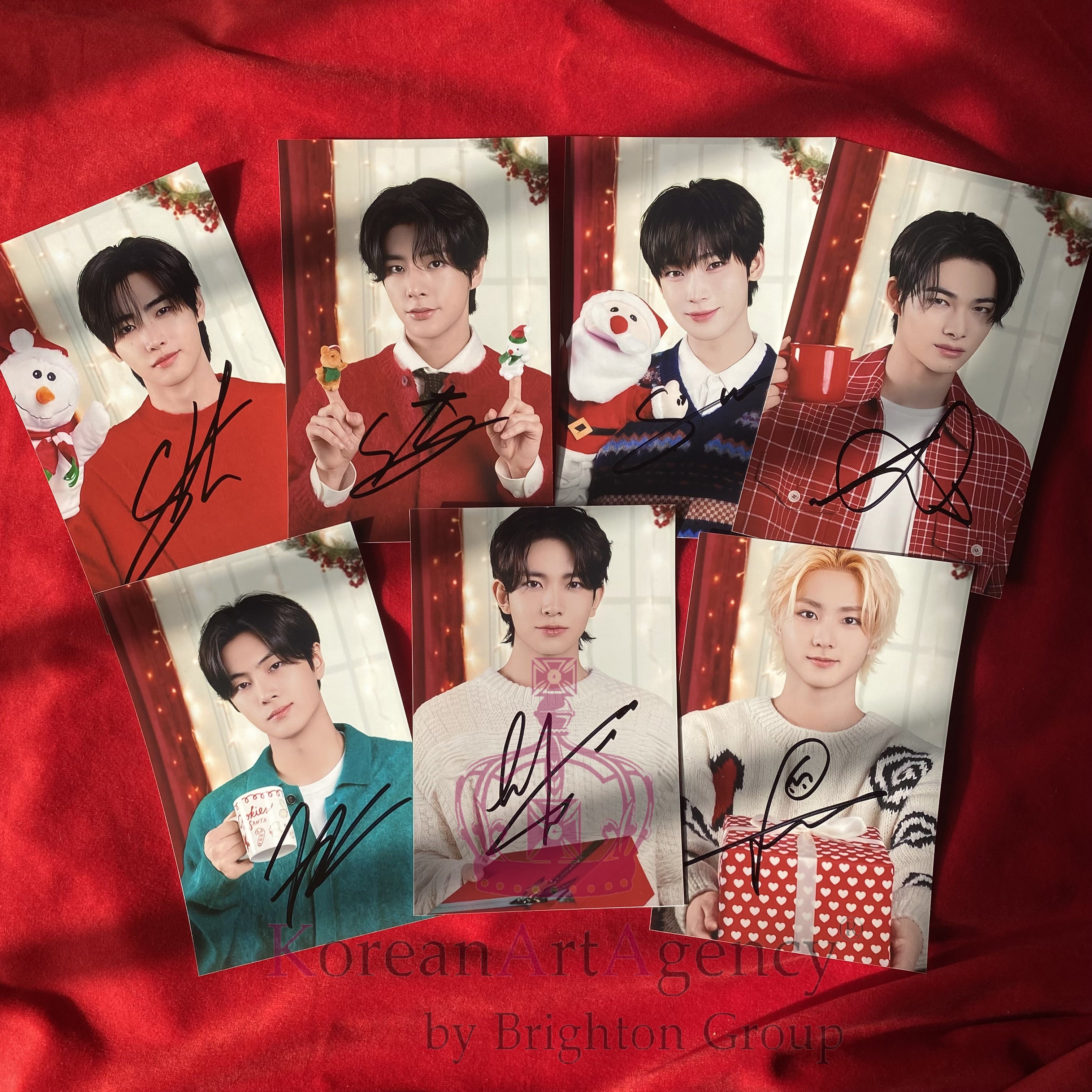 ENHYPEN Set of 7pcs Photocard With Autograph – Jungwon Heeseung Jay  Jake Sunghoon Sunoo Ni-ki – Holiday K-Pop Photo Cards