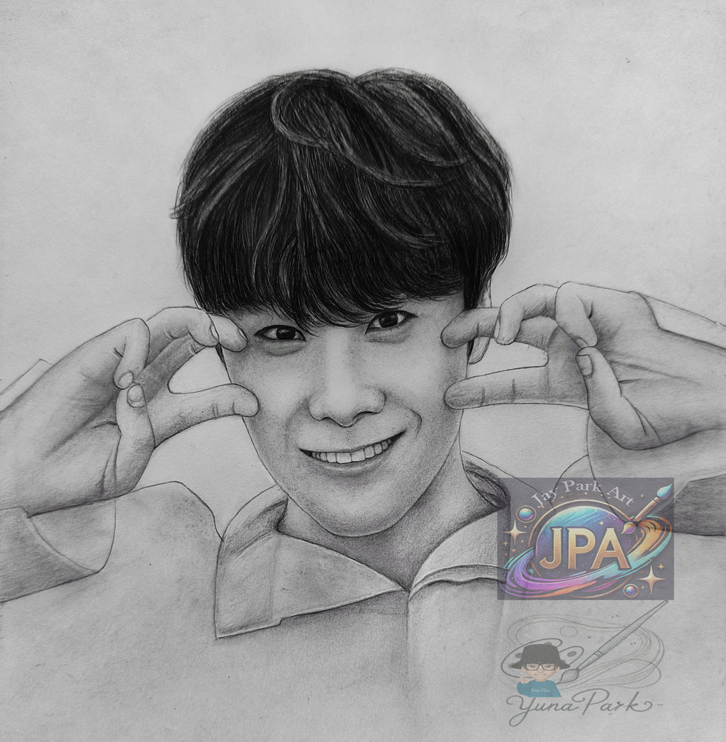 Astro Moon Bin – A Star's Eternal Glow (20x25 cm) – Artwork