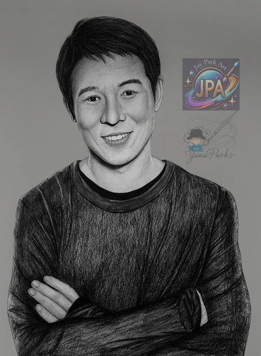Jet Li Sketch Art – Tribute to a Martial Arts Legend 20x30cm