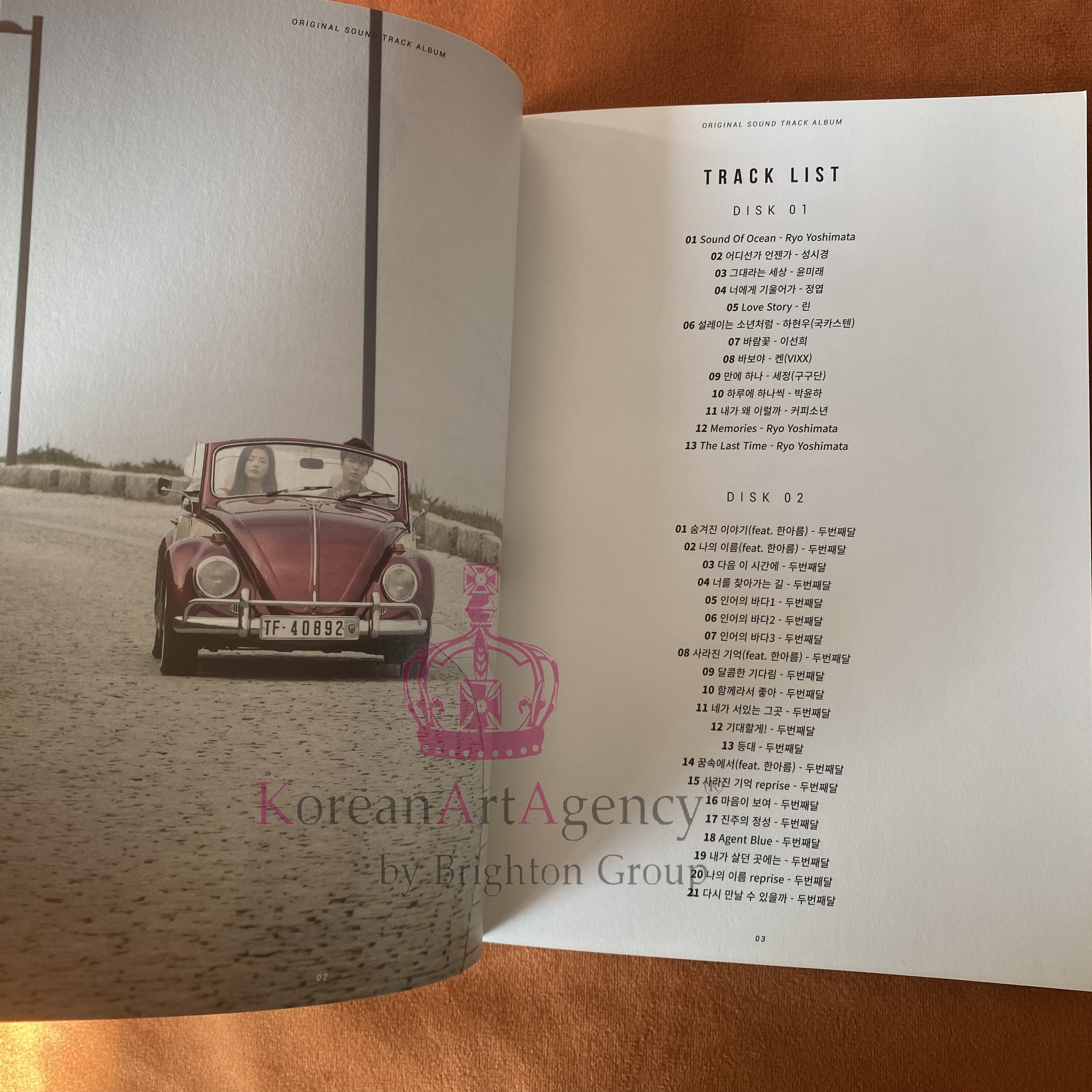 Legend of the Blue Sea OST Album Lee Min Ho Gianna Jun Autographed