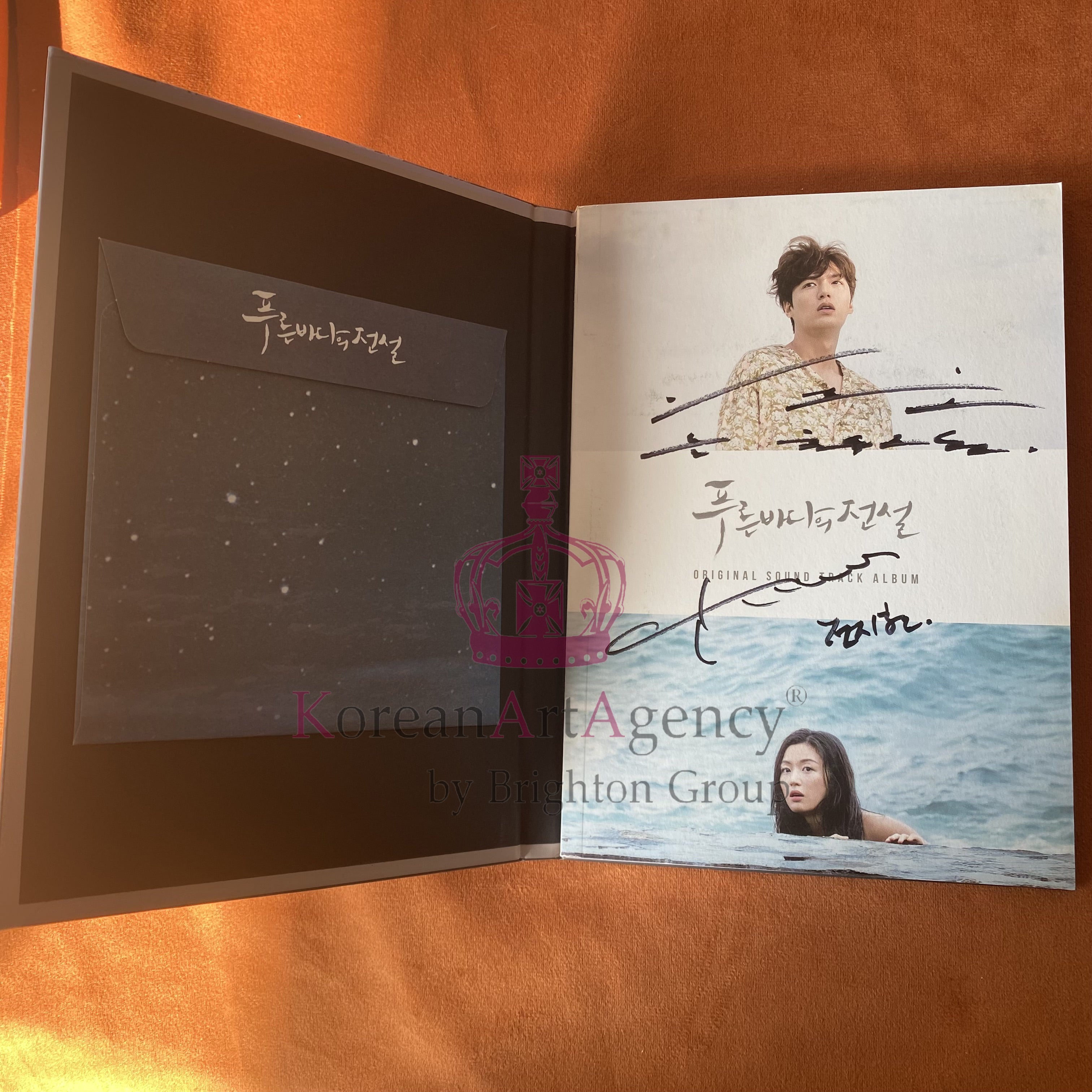 Legend of the Blue Sea OST Album Lee Min Ho Gianna Jun Autographed
