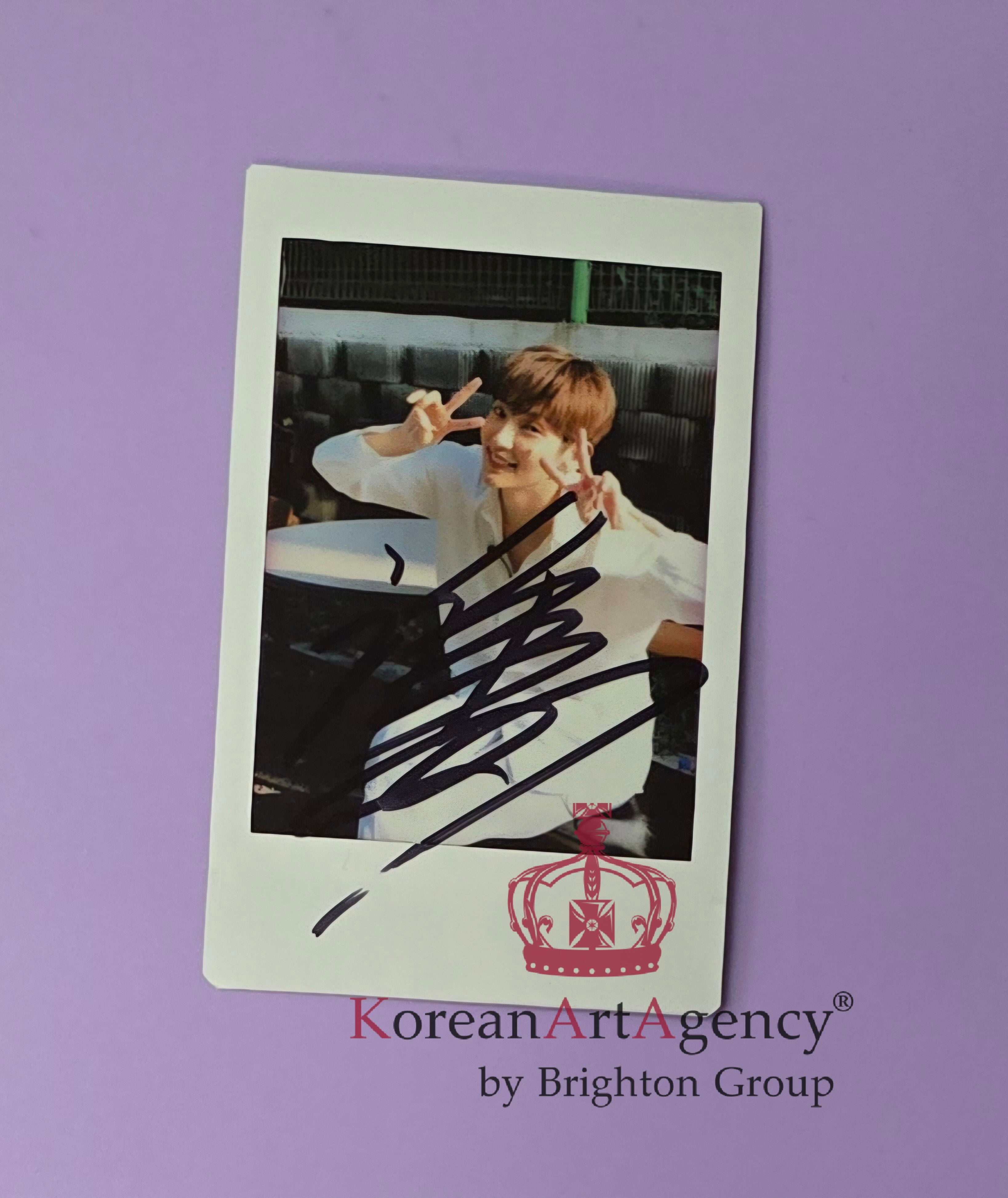 Lee Joon Gi - INSTAX POLAROID FOTO Autograph - rare!