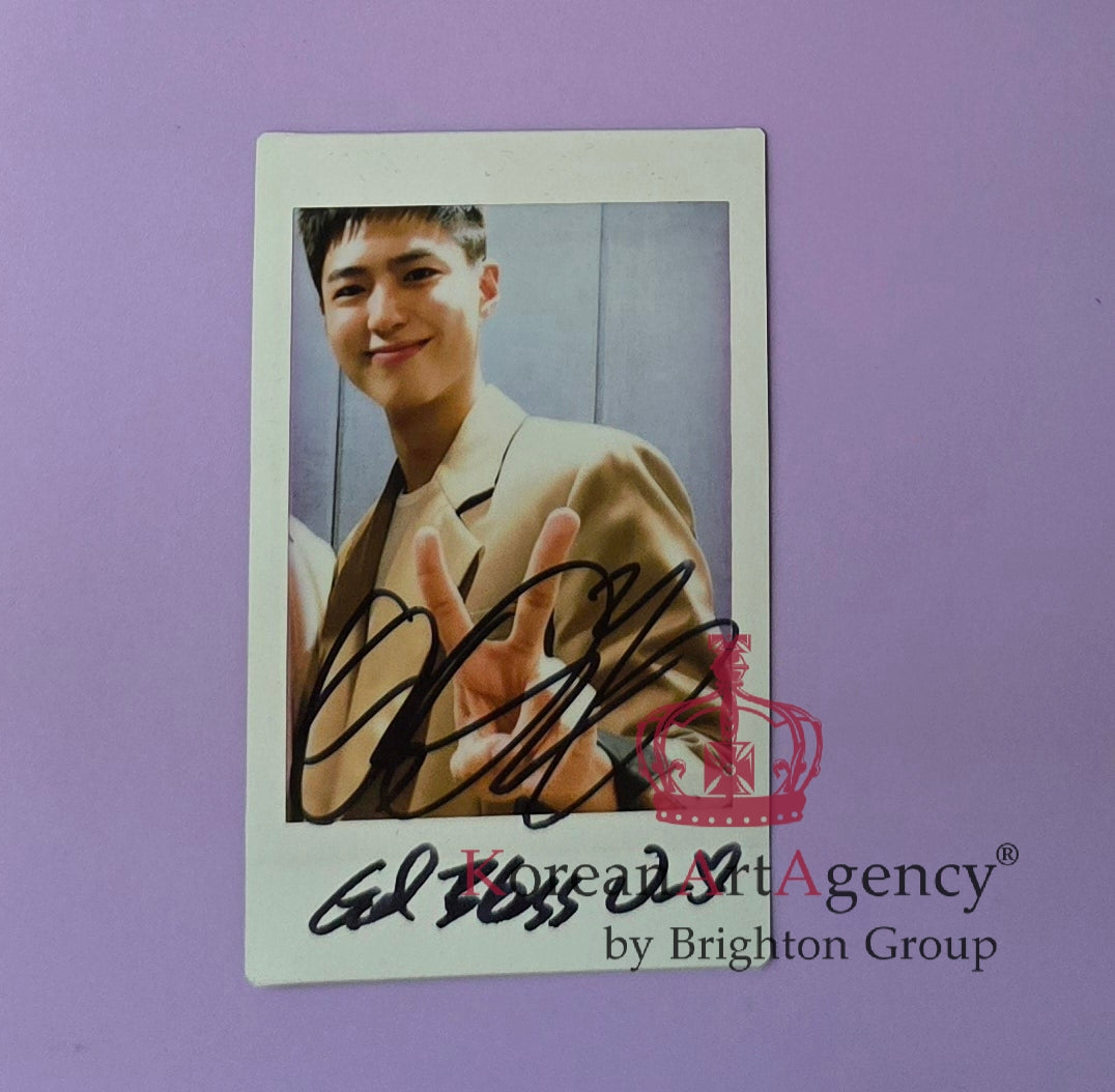 PARK BO GUM - INSTAX POLAROID FOTO Autograph - rare!