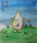 Lady Splashi by Yuna Park – Artwork (30x20 cm)