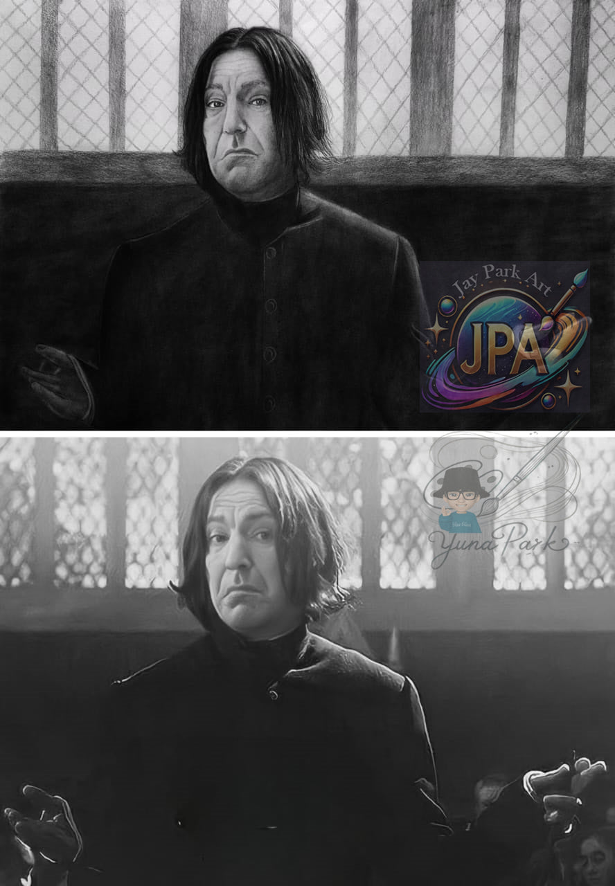 Harry Potter Professor Severus Snape Artwork 29x35 cm – Artwork