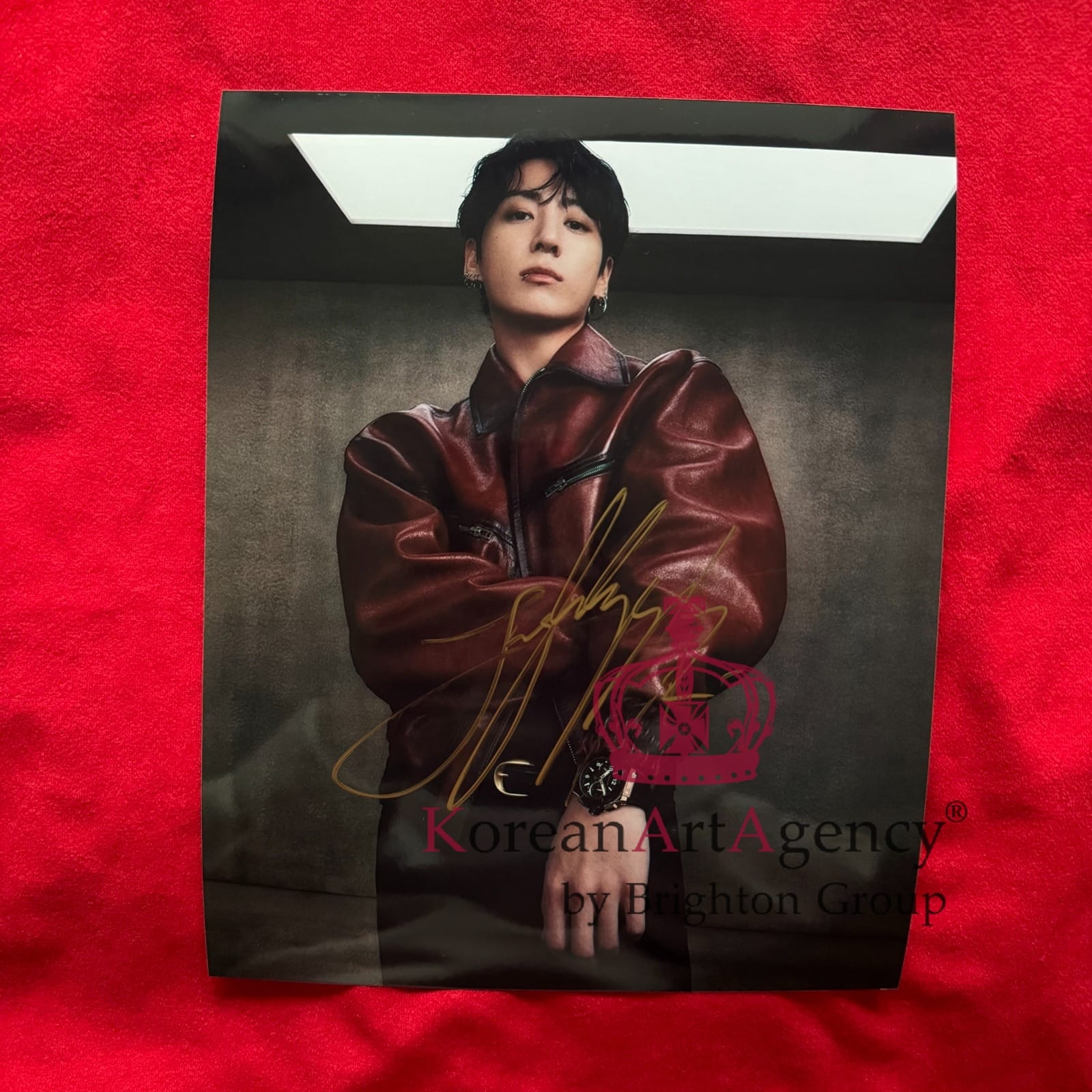 Jungkook BTS Hublot 10 Inches Autographs – Exclusive Collector’s Display Piece