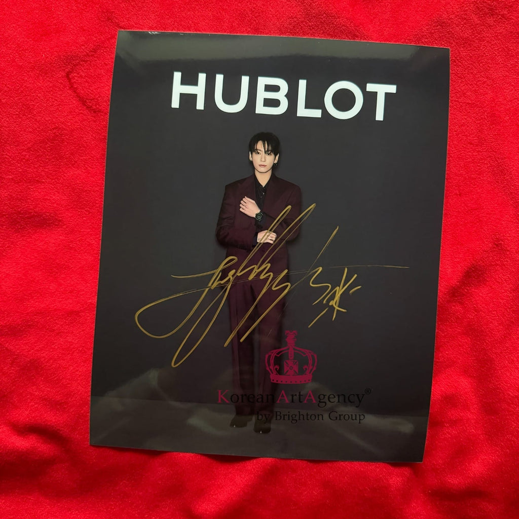 Jungkook BTS Hublot 10 Inches Autographs – Exclusive Collector’s Display Piece