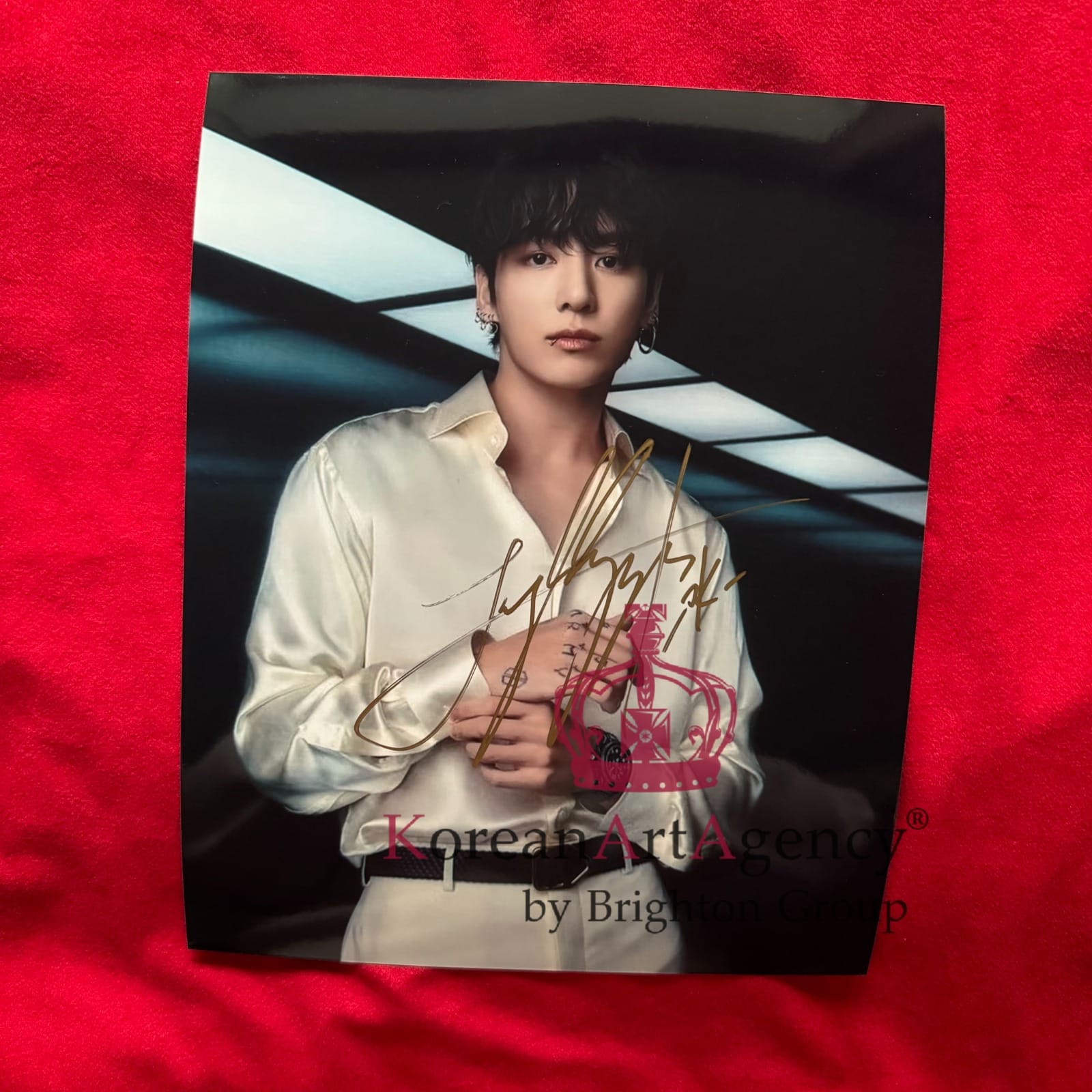 Jungkook BTS Hublot 10 Inches Autographs – Exclusive Collector’s Display Piece