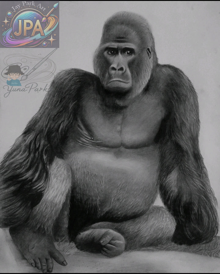 Gorilla Artwork (23x29 cm) – Artwork