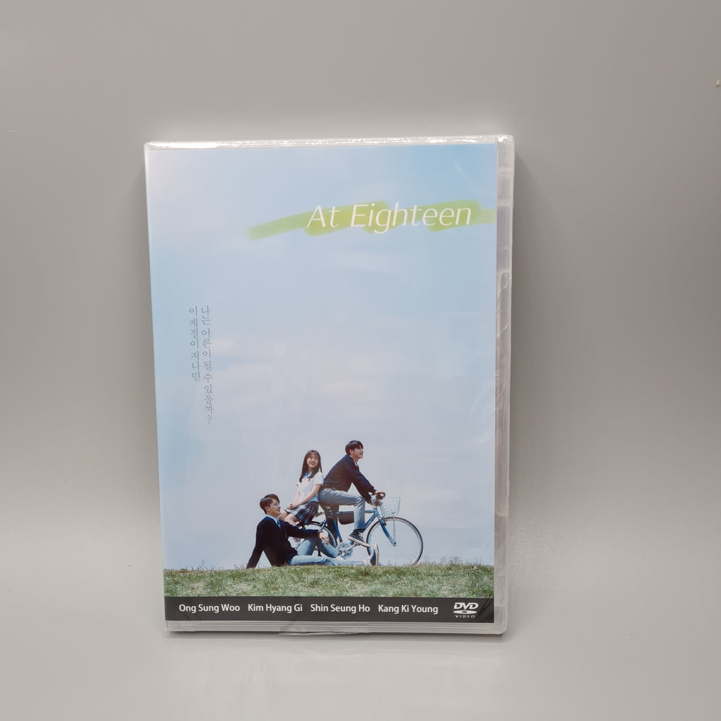 At Eighteen Korean Series DVD featuring Ong Seong Wu