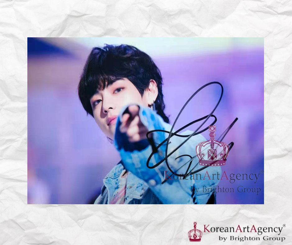 BTS V Kim Tae-hyung Autograph – Film & Merchandise